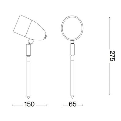 Ideal Lux - Vonkajšia lampa INSIDE 1xG9/15W/230V 27,5 cm IP54 hnedá