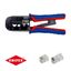 Krimpovacie kliešte na západné konektory 190 mm Knipex 97 51 10