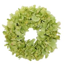 Umelý veniec Hortenzia zelená, pr. 24 cm