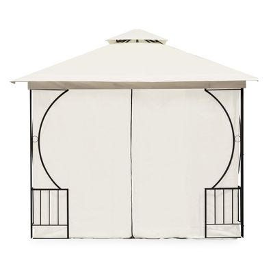 ModernHome Záhradný altánok Pavilón - 3x3m, béžový