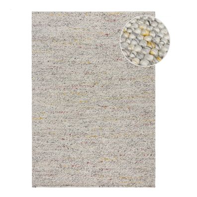 Krémový ručne tkaný koberec s prímesou vlny 120x170 cm Minerals – Flair Rugs