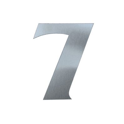 Domové číslo popisné 120mm nerez č.7 Nerez