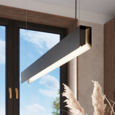 Sollux SL.1395 - LED Luster na lanku SPARK 1xG13/8,5W/230V čierna