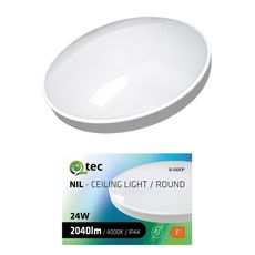 Stropná lampa QTEC 24W 4000K