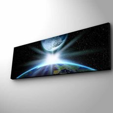 Wallity Obraz s LED osvetlením ZÁBLESK VO VESMÍRE 30 x 90 cm