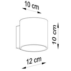 Sollux SL.0566 - Nástenné svietidlo ORBIS 1 1xG9/40W/230V antracit