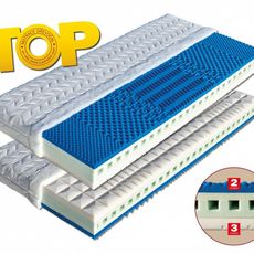 Penový matrac ZAFORA + 1 vankúš Lukáš ZADARMO Drevočal 90 x 200 cm Lyocell