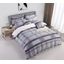 3 dielne obliečky Krepové polycotton Olivia modrá 200x140cm+90x70cm TiaHome