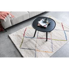 Biely koberec Universal Kasbah White, 80 × 150 cm