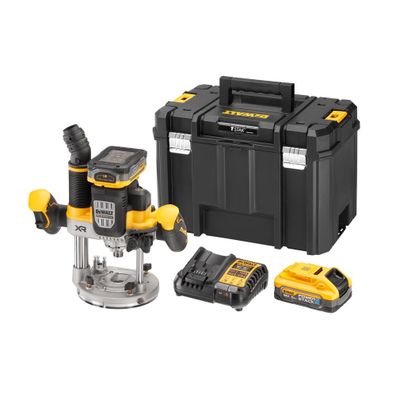 Horná frézka 18V DeWALT DCW620H2 12mm, 2x 5,0Ah PWST