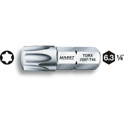 Nástavec(bit) TORX® 2597-T45 Hazet - HA017393