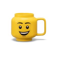 Žltý keramický detský hrnček 530 ml Head - LEGO®