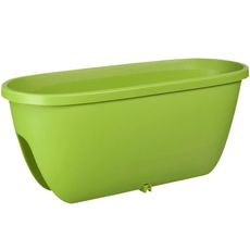 Truhlík na zábradlie plast zelený 60 cm Balconia