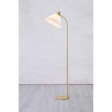 Stojacia lampa v bielo-zlatej farbe (výška 145 cm) Mira - Markslöjd