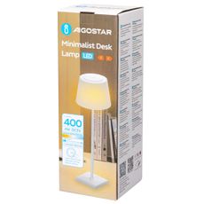 Aigostar - LED Vonkajšia stmievateľná nabíjacia lampa LED/4W/5V 3600mAh biela IP54