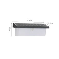 Brilagi - LED solárne nástenné svietidlo so senzorom SUN RAY LED/6W/3,7V IP44