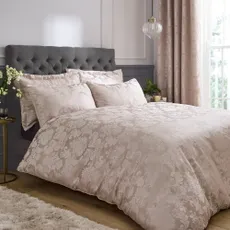 Béžové damaškové obliečky na jednolôžko 135x200 cm Damask Jacquard – Catherine Lansfield
