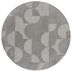 Flair Rugs koberce Kusový koberec Moderno Gigi Grey kruh - 160x160 (priemer) kruh cm