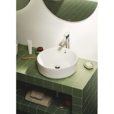 Roca A3270MJ000 - Keramické umývadlo GAP na dosku, pr. 39 cm, biele