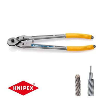 Nožnice na drôt, lano, káble a guľatinu KNIPEX 95 71 600 mm