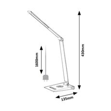 Rabalux 2029 - LED Stmievateľná stolná lampa NILFGARD LED/13W/230V 2800-5000K