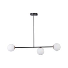 Luster na tyči GAMA 3xG9/12W/230V čierna
