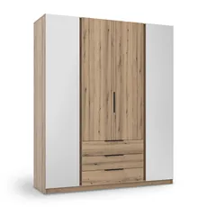 Šatníková skriňa so zrkadlom Kaja 2 2F 3S 200x239x62 - dub