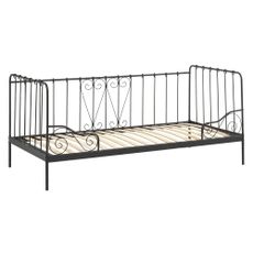Čierna detská posteľ 90x200 cm Alice - Vipack