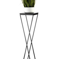 DekorStyle Květinový stojan LOFT II 100 cm černý