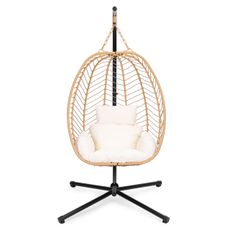 MultiGarden Závesné záhradné hojdacie kreslo Cocoon do 120 kg + vankúše MultiGarden