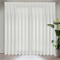 ZÁCLONA NA PÁSKE SIBEL 300X250 CM BIELA