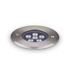 Ideal Lux - LED Nájazdové svietidlo FLOOR LED/6W/230V pr. 12 cm CRI 90 IP67 chróm
