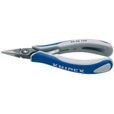 Presné kliešte na elektroniku 130 mm KNIPEX 34 22 130 - leštená hlava, viaczložkové puzdrá
