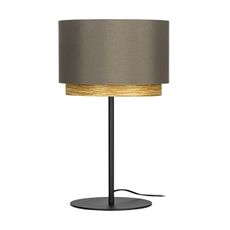 Eglo 390123 - Stolná lampa MARCHENA 1xE27/40W/230V hnedá