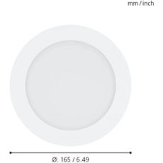 Eglo 31742-LED Stmievateľné kúpeľňové svietidlo FUEVA-Z LED/10,5W/230V IP44 biela