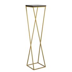 Stojan na kvety LOFT 100x24 cm zlatá/čierna