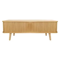 TV stolík v dekore duba v prírodnej farbe 138x50 cm Rove – Woodman