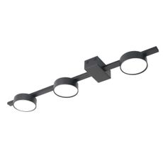 LED Stropné svietidlo JOY 3xGX53/6W/230V čierna