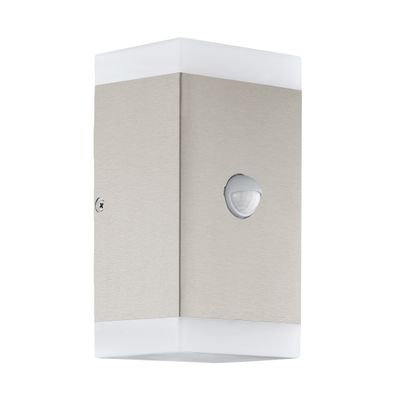 Eglo 75546 - LED Vonkajšie nástenné svietidlo so senzorom 2xGU10/4,6W/230V IP44