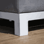 Záhradný set, svetlosivá/biela, aluminium, UBUL