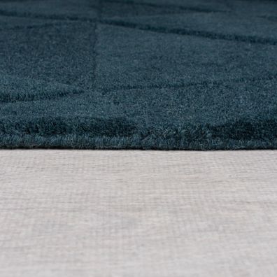 Flair Rugs , AKCIA: 160x230 cm Kusový koberec Moderno Shard Teal, modrá, chodba / predsieň