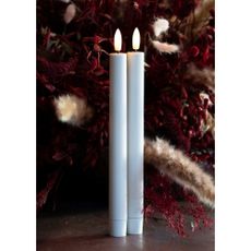 LED sviečky v súprave 2 ks (výška 25 cm) Sille Tall Rechargeable – Sirius