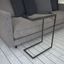Odkladací stolík Callen Black Marble