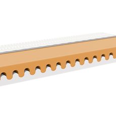 Benlemi Detský penový matrac WAVE s hrebeňmi pre pohodlný spánok Zvoľte rozmer: 80x200 cm