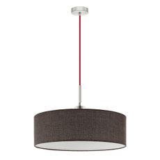Eglo - LED  Luster na lanku TUNJA 1xE27/60W/230V hnedá