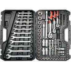Gola sada s kľúčmi 1/2", 3/8" a 1/4", 111 dielov - YT-38831