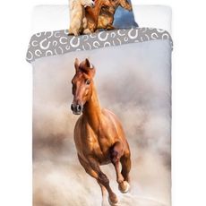 Obliečky bavlnené Deluxe 3D Kone 200x140cm+90x70cm Faro