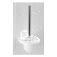 Biela nástenná plastová WC kefa Pure – Wenko