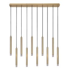 Rabalux 72365 - Luster na lanku RAMIRA 10xG9/5W/230V zlatá