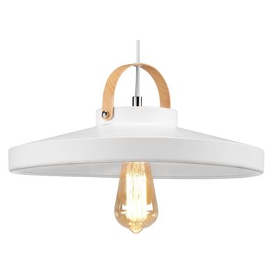 Luster na lanku NEXT 1xE27/60W/230V biela